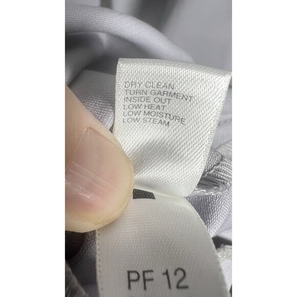 ST John Womens Size 4 Pale Gray Wool Stretch Trouser Un-Hemmed NWOT **READ** - Picture 7 of 9